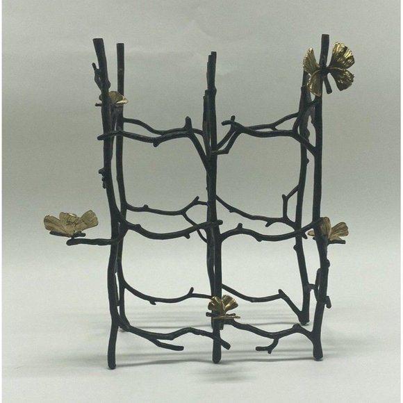 Michael Aram Butterfly Ginkgo 6 Bottle Wine Rack 175877 - Picture 1 of 6